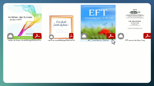 EFT historique Rescapé93 contre les crises d'angoisse Capture d'écran de mes fichiers de formation d'EFT datant de 2016 date où j'ai commencé à me former à l'EFT.